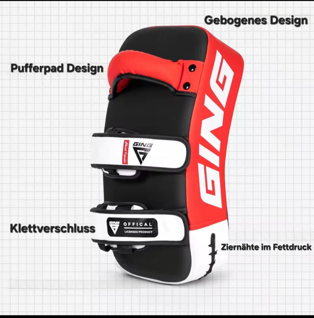 Ging Thai Pads/Kick Pads - Professionelle Schlagpolster