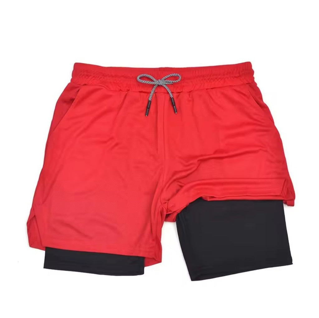 FlexRun 2in1 Herrenlaufshorts mit Handy-Tasche
