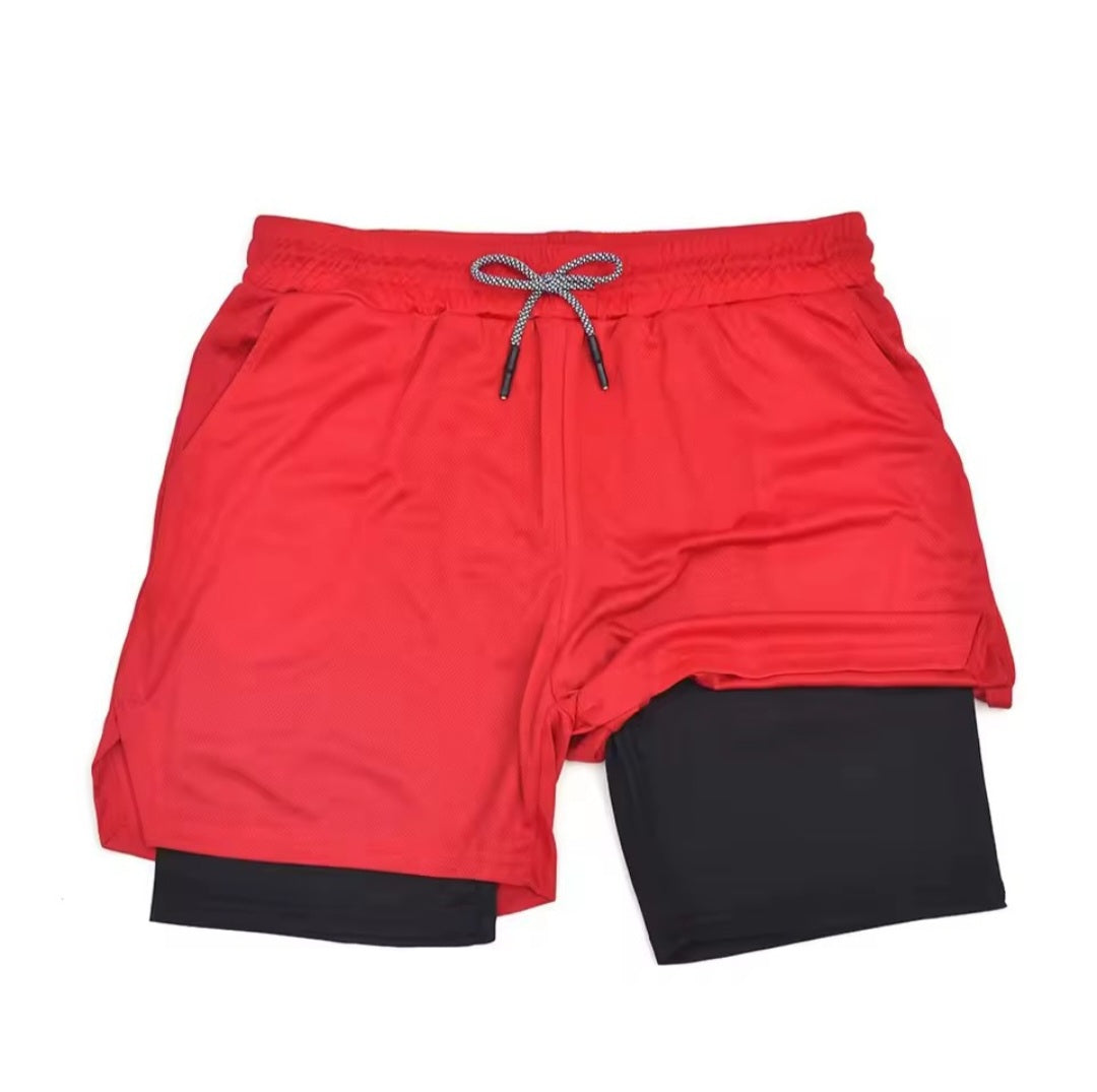 FlexRun 2in1 Herrenlaufshorts mit Handy-Tasche