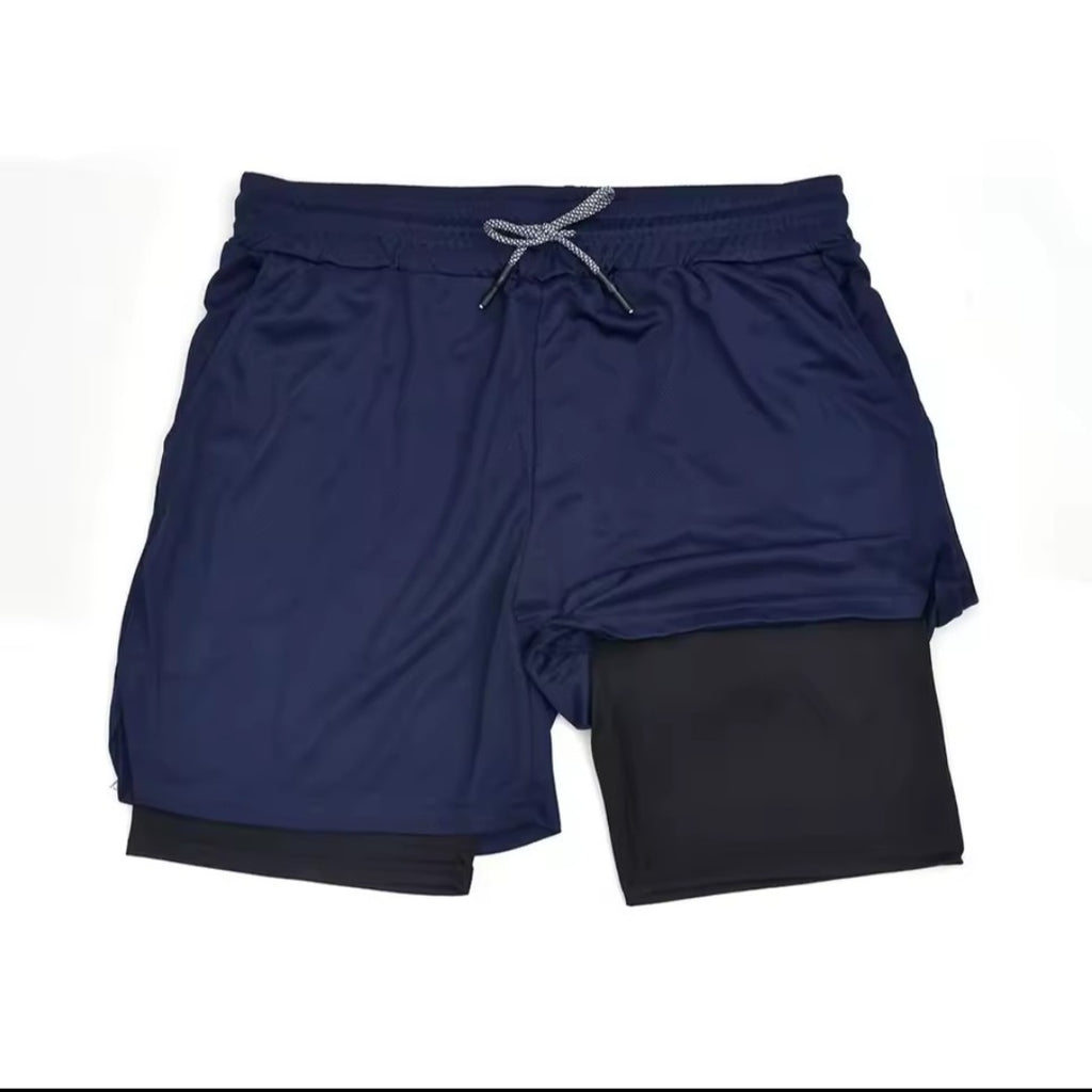 FlexRun 2in1 Herrenlaufshorts mit Handy-Tasche
