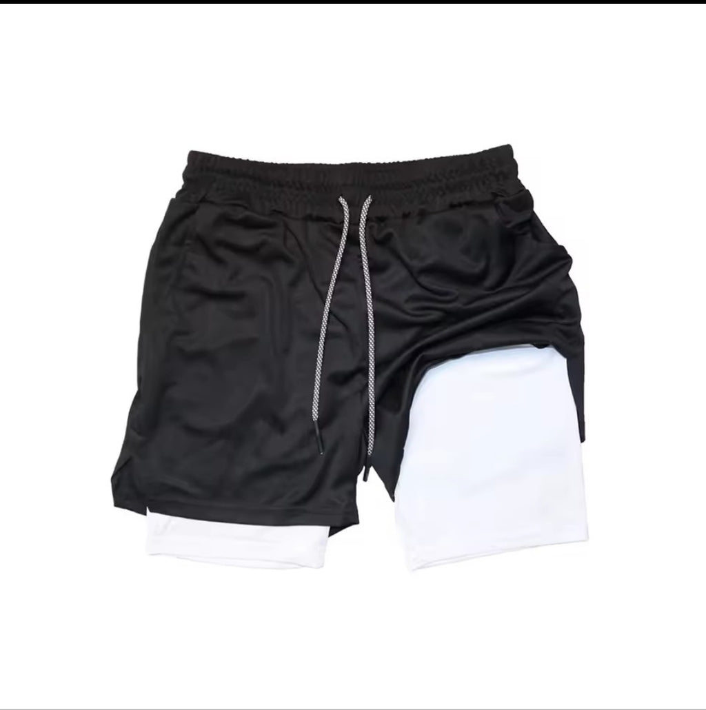 FlexRun 2in1 Herrenlaufshorts mit Handy-Tasche