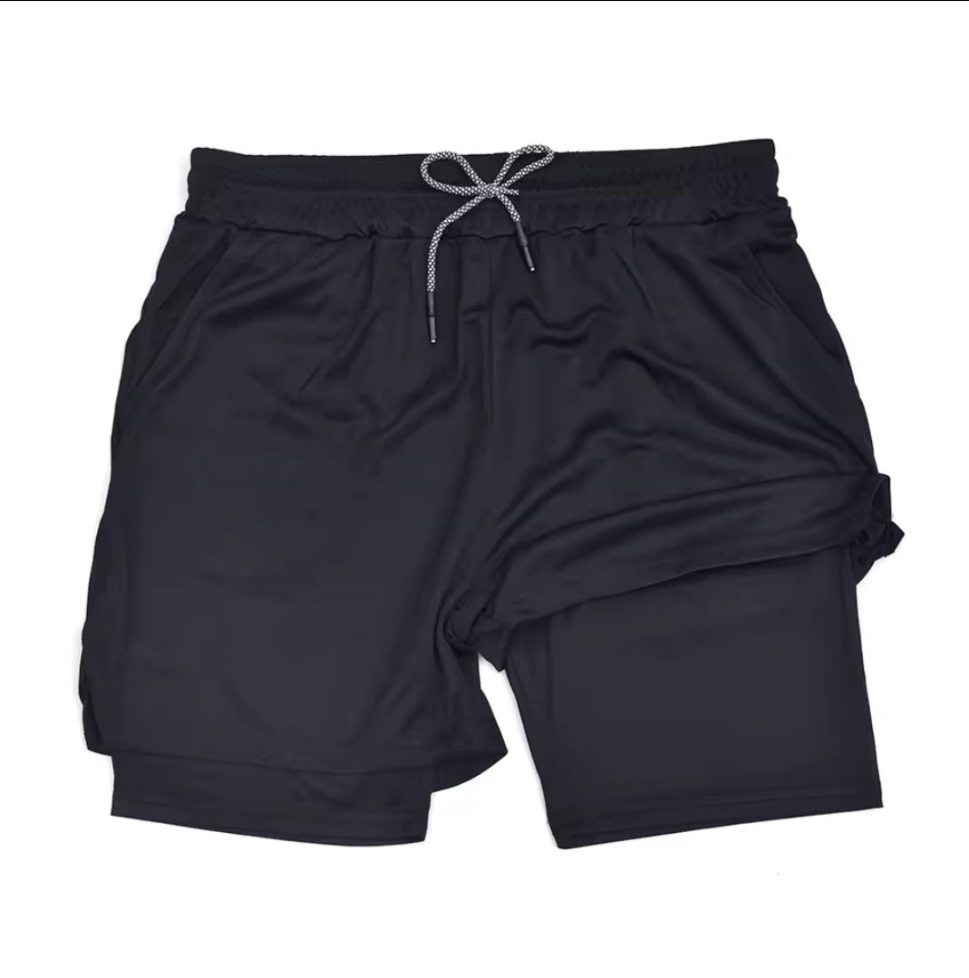 FlexRun 2in1 Herrenlaufshorts mit Handy-Tasche